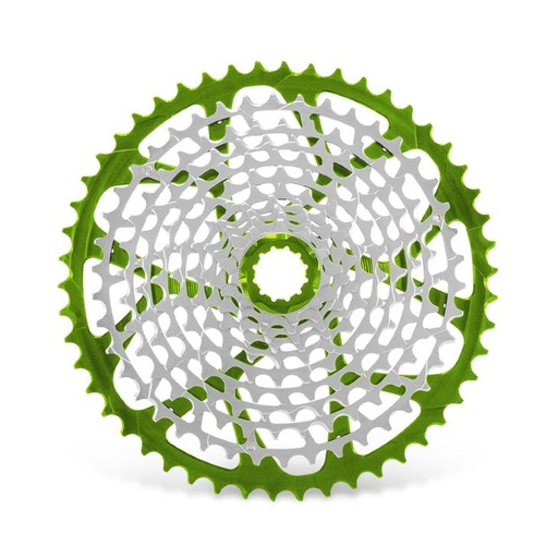 [5907441502405] GARBARUK 11-speed cassette (Shimano-standard freehub) 11-50T · Green