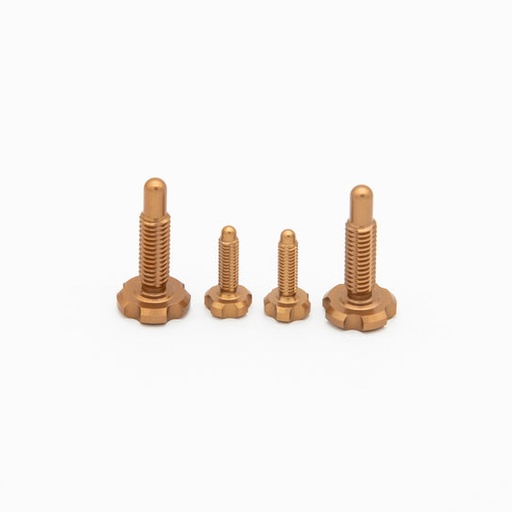 [02-014-A01-E09] OAK Screw Set [2 pc. CPA & 2 pc. EPA] for Root-Lever Pro - Copper