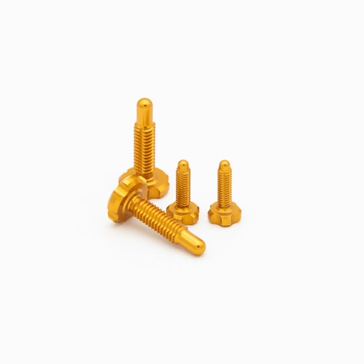 [02-014-A01-E05] OAK Screw Set [2 pc. CPA & 2 pc. EPA] for Root-Lever Pro - Gold