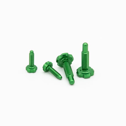 [02-014-A01-E07] OAK Screw Set [2 pc. CPA & 2 pc. EPA] for Root-Lever Pro - Green