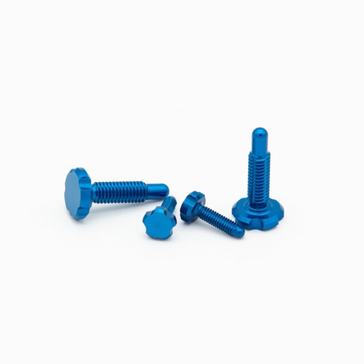 [02-014-A01-E02] OAK Screw Set [2 pc. CPA & 2 pc. EPA] for Root-Lever Pro - Blue