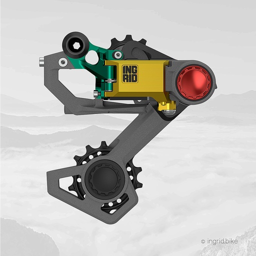 [ING-RD1-L-M12SRLEG] INGRID Desviador Trasero RD1 SRAM 12S Jaula larga | LEGALIZED