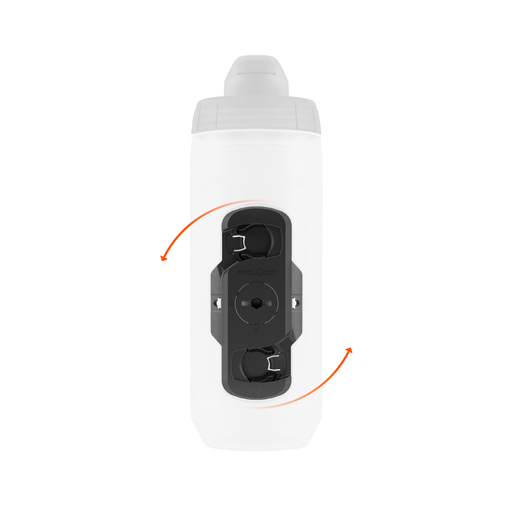 [09671(BLK)] FIDLOCK TWIST bottle connector left turn including 4 bumpers