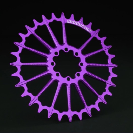 [5907441603508] GARBARUK SRAM MTB 8-BOLTS Round (BOOST) - 34T Violet