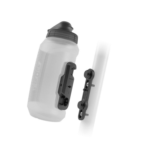 [09676(CLR)] FIDLOCK TWIST SET bottle 750 compact + bike base · Clear