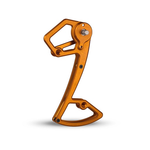 [5907441594875] GARBARUK Rear Derailleur Cage for Shimano 12-speed MTB  · Orange