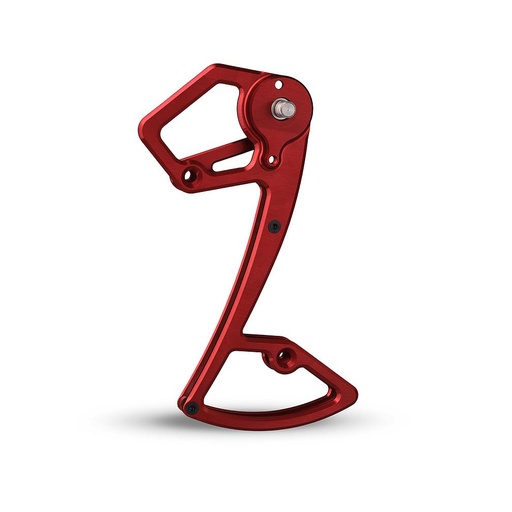 [5907441594882] GARBARUK Rear Derailleur Cage for Shimano 12-speed MTB  · Red