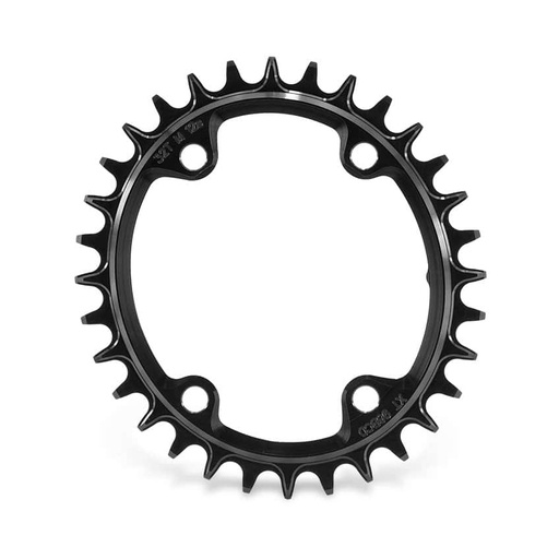 [5907441508193] GARBARUK 96 BCD (Shimano M6000/M7000/M8000) Oval - 34T, Offset 0.5mm, Black 